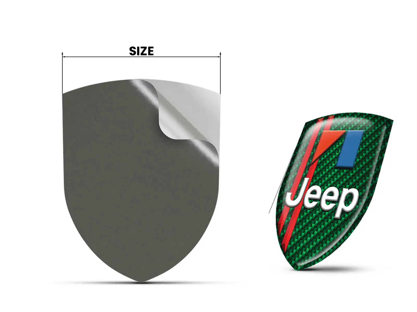 Jeep Decalcomanie e Adesivi Auto Forti Stellari Alta Qualità